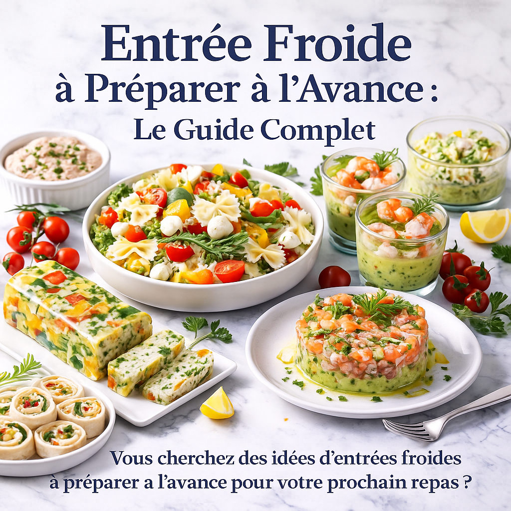 Entrée froide à préparer à l'avance pour les Fêtes