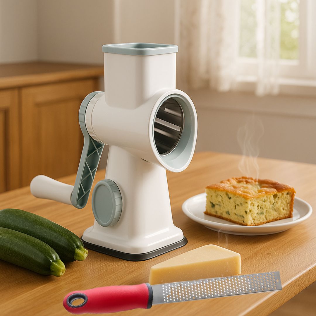 GÂTEAU MOELLEUX À LA COURGETTE ET PARMESAN