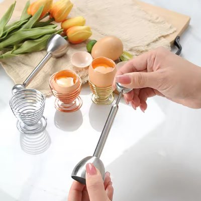 Coupe oeuf coupe coquille prise en main