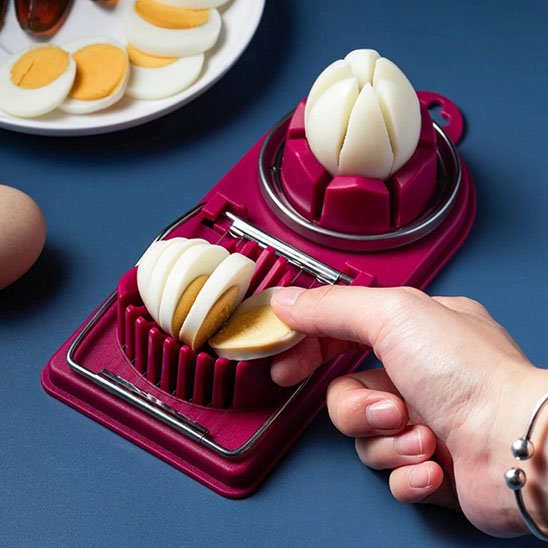 Coupe oeuf​ Doublegg violet