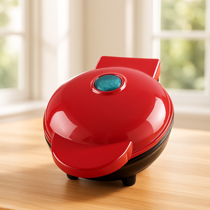 gaufrier express gaufre rouge