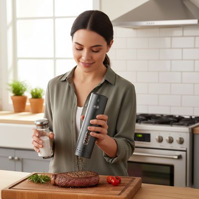 Moulin à poivre électrique​ Élégant cuisine