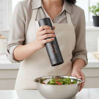 Moulin à poivre électrique​ Élégant facile