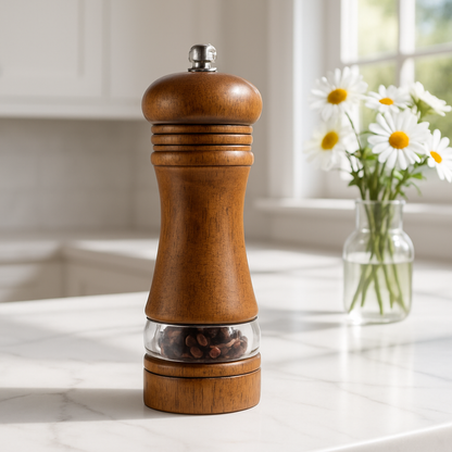 moulin poivre bois foncé