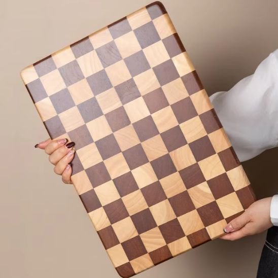 Planche à découper bois Coupe des seigneurs robuste