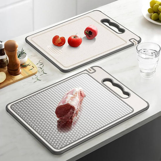 planche decouper inox double face