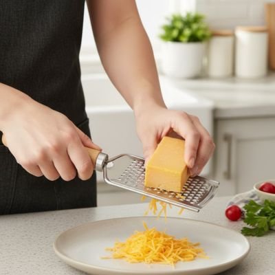 Râpe à fromage râpe du queux manche en bois